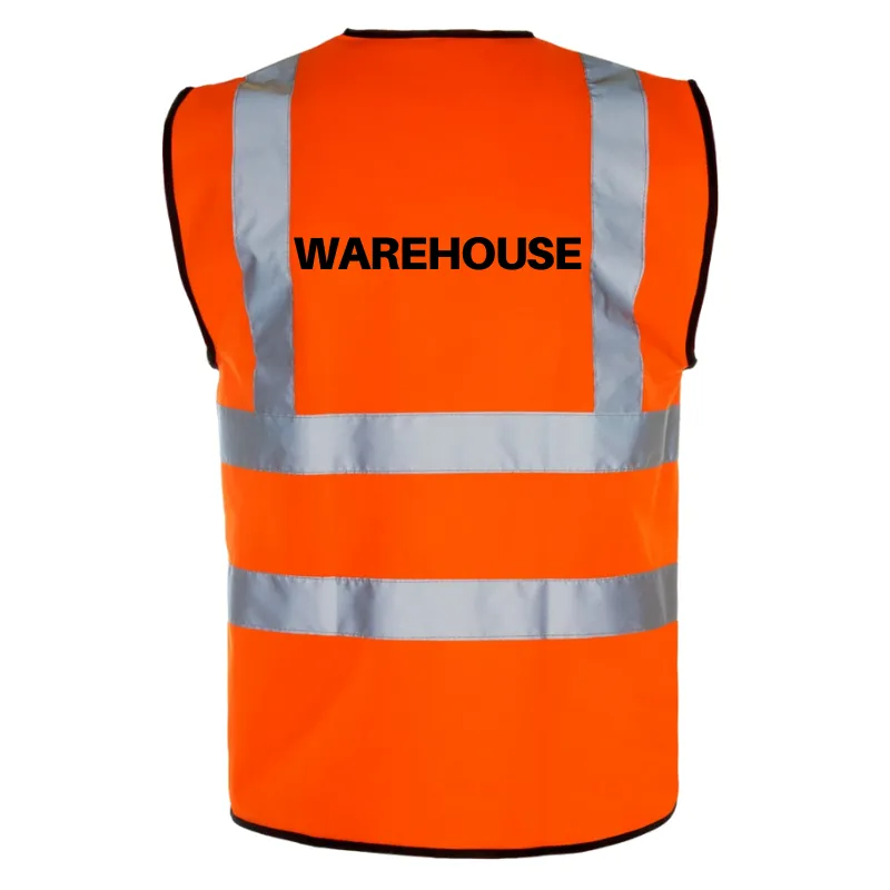- Waistcoat Urgent clearance Hi-Viz Printed On-demand shipping WAREHOUSE