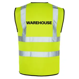 - Waistcoat Urgent clearance Hi-Viz Printed On-demand shipping WAREHOUSE