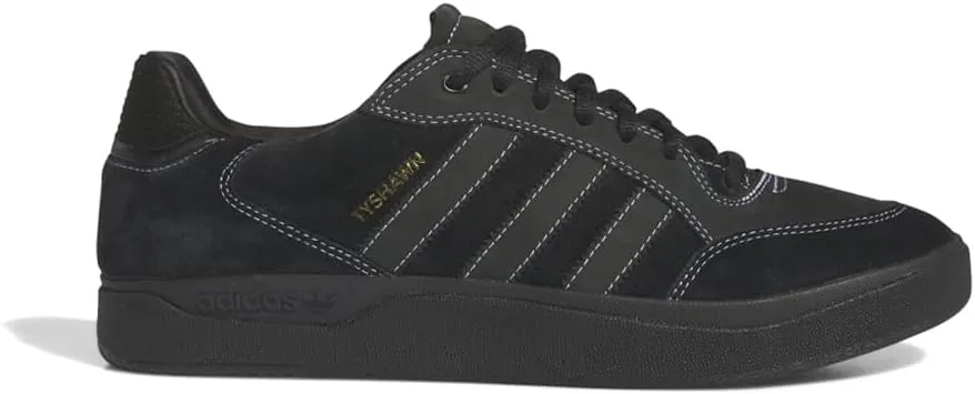 adidas Mens Tyshawn Lace Up Skate Sneakers Shoes Casual - Black