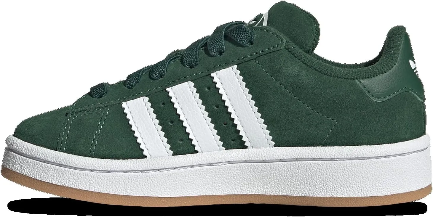 Adidas Orininals Campus 00s CF EL - Boys' Preschool (JI4332, Dark Green/White/Gum)