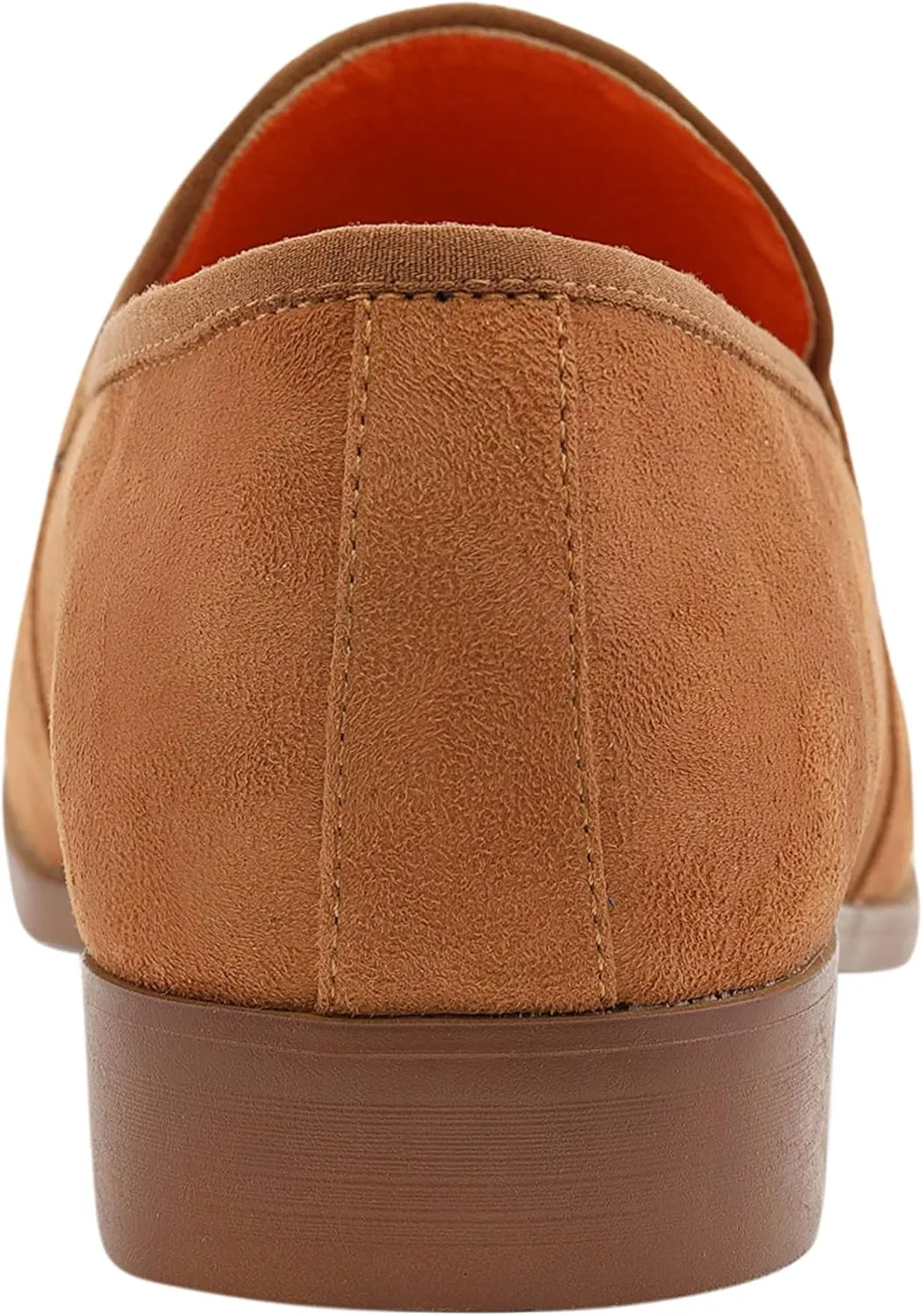 Amali Bradford - Microfiber Men's Slip-On Loafer with Gold Metal Bit - Smoking Slip On Dress Shoes for Men - Microfiber Formal Loafers for Men