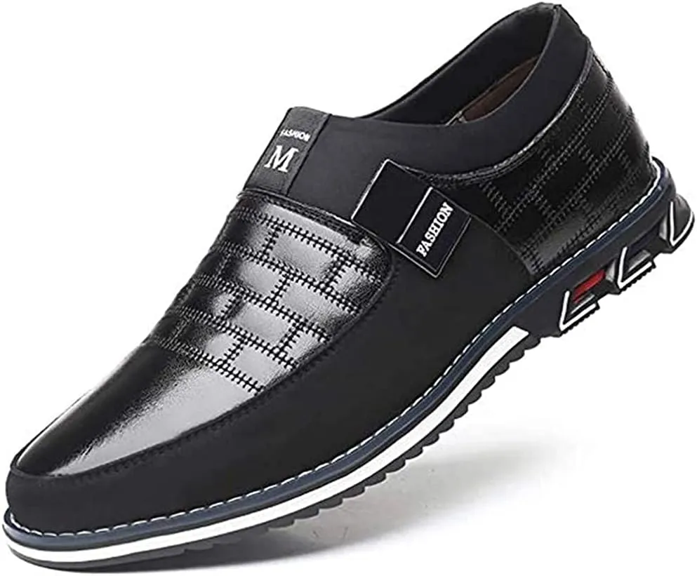 Asifn Men Casual Shoes Leather Slip On Moccasins Hiking Dress Sneakers Casuales Penny Loafers Comfort Driving Fashion