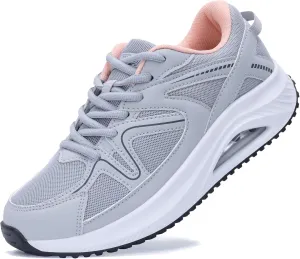Autper Womens Walking Shoes Arch Support Orthotic Fashion Sneakers Air Tennis Shoes for Plantar Fasciitis Pain Relief US 6-11