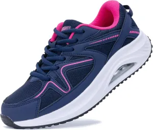 Autper Womens Walking Shoes Arch Support Orthotic Fashion Sneakers Air Tennis Shoes for Plantar Fasciitis Pain Relief US 6-11