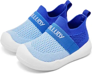 Baby Slip on Walking Shoes Toddler Sock Shoes Infant Sneakers Boy & Girls Non-Slip Tennis Shoes