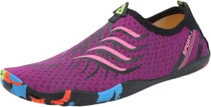 Barefoot Swim Shoes Quick Dry Water Shoes Aqua Socks Non Slip Beach Surf Yoga Camping Boating River Pool Spring Shoe for Women 2025