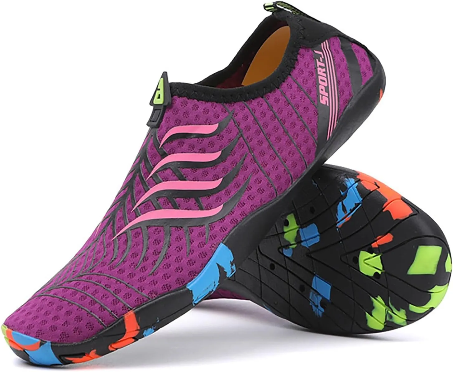 Barefoot Swim Shoes Quick Dry Water Shoes Aqua Socks Non Slip Beach Surf Yoga Camping Boating River Pool Spring Shoe for Women 2025