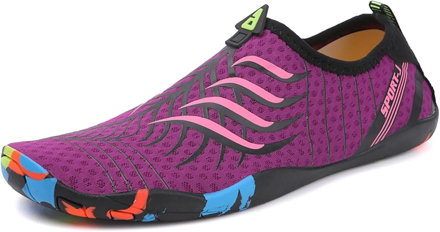 Barefoot Swim Shoes Quick Dry Water Shoes Aqua Socks Non Slip Beach Surf Yoga Camping Boating River Pool Spring Shoe for Women 2025