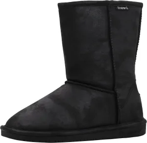 BEARPAW Emma Short Women's Classic Winter Slip On Boots, Lightweight Suede Boots, Multiple Colors