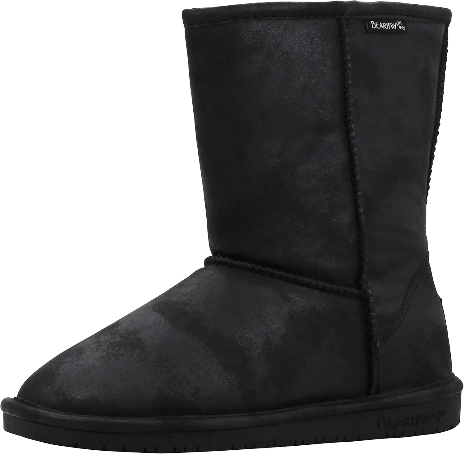 BEARPAW Emma Short Women's Classic Winter Slip On Boots, Lightweight Suede Boots, Multiple Colors
