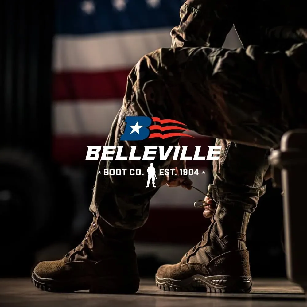 Belleville FC320 One Xero 8” Combat Boots for Women - Ultra-Lightweight Army/Air Force OCP ACU Coyote Brown Leather with Vibram Incisor Traction Outsole; Berry Compliant