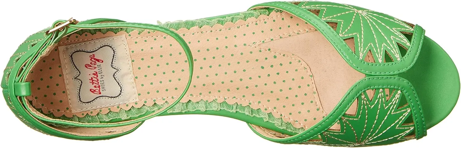 Bettie Page Women's Bp100-agnes Mary Jane Flat