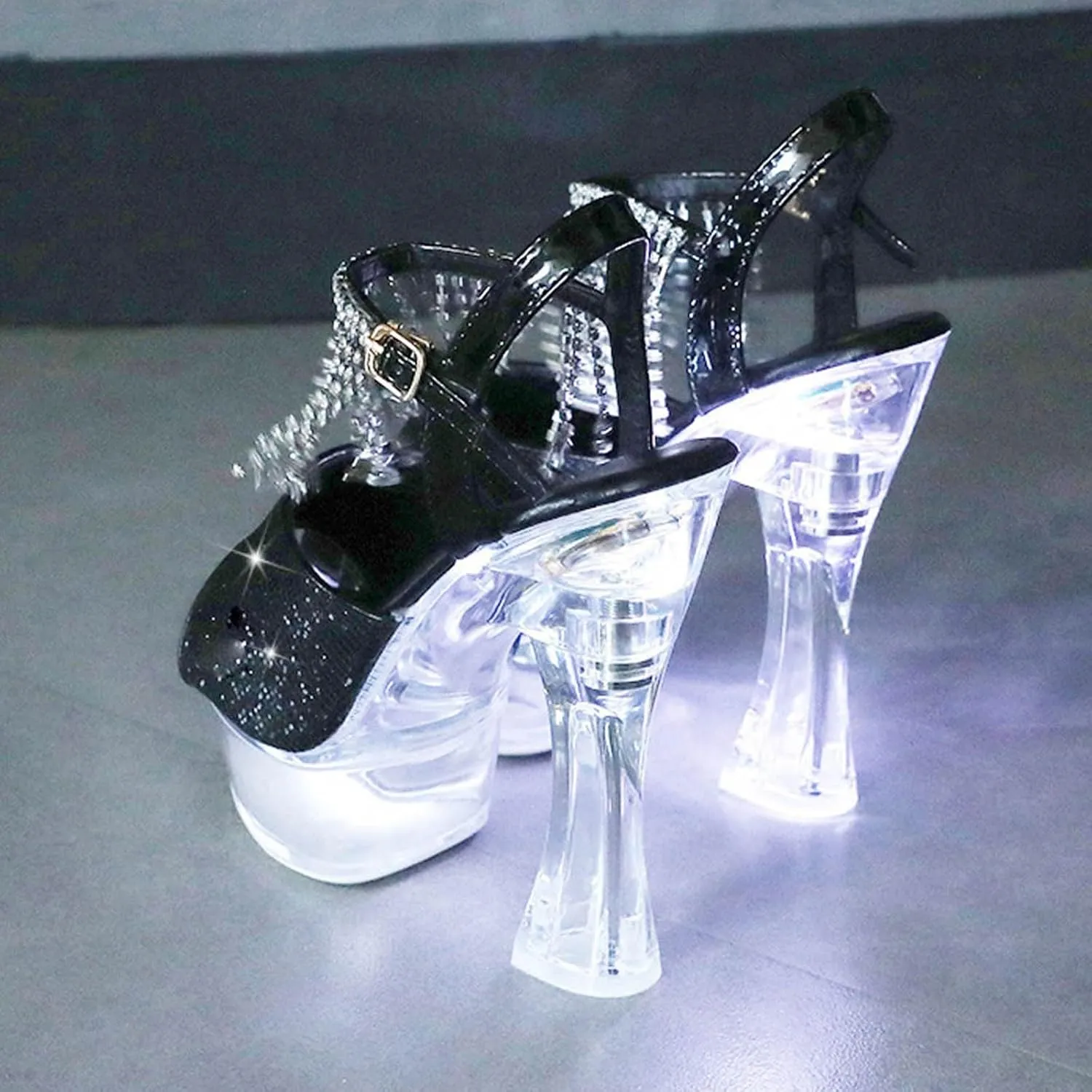 Block Heels For Women Sandals Women'S Chunky Heel Sandals High Heel Men Platform Party High Heels Plus Size Unisex Wedding Party Evening Prom Dance Dress Shoes