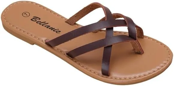 Blue Berry Women's Flat Summer Sandals