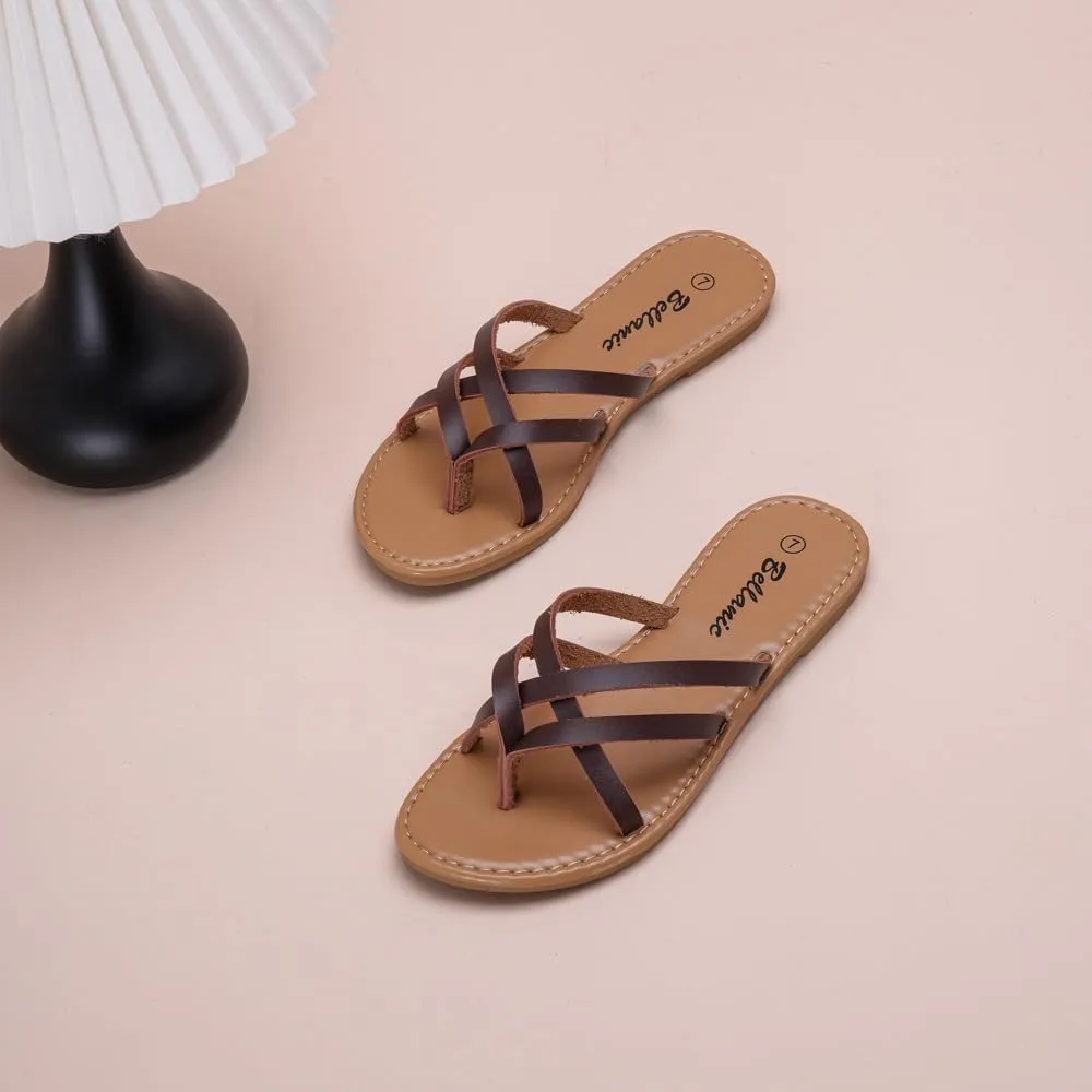 Blue Berry Women's Flat Summer Sandals
