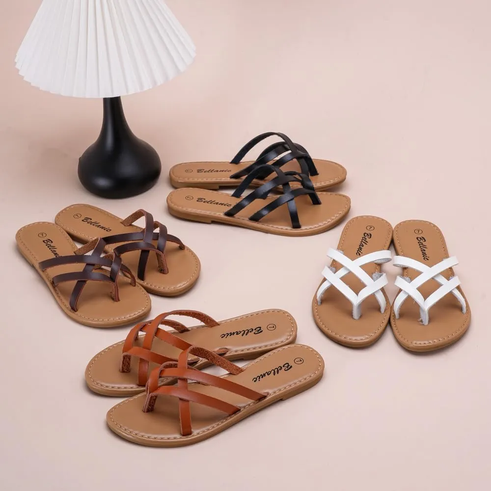 Blue Berry Women's Flat Summer Sandals