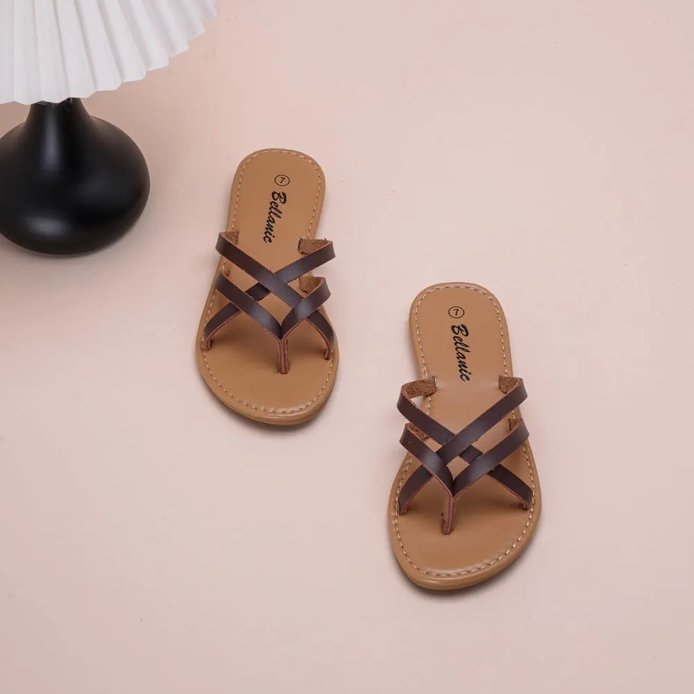 Blue Berry Women's Flat Summer Sandals