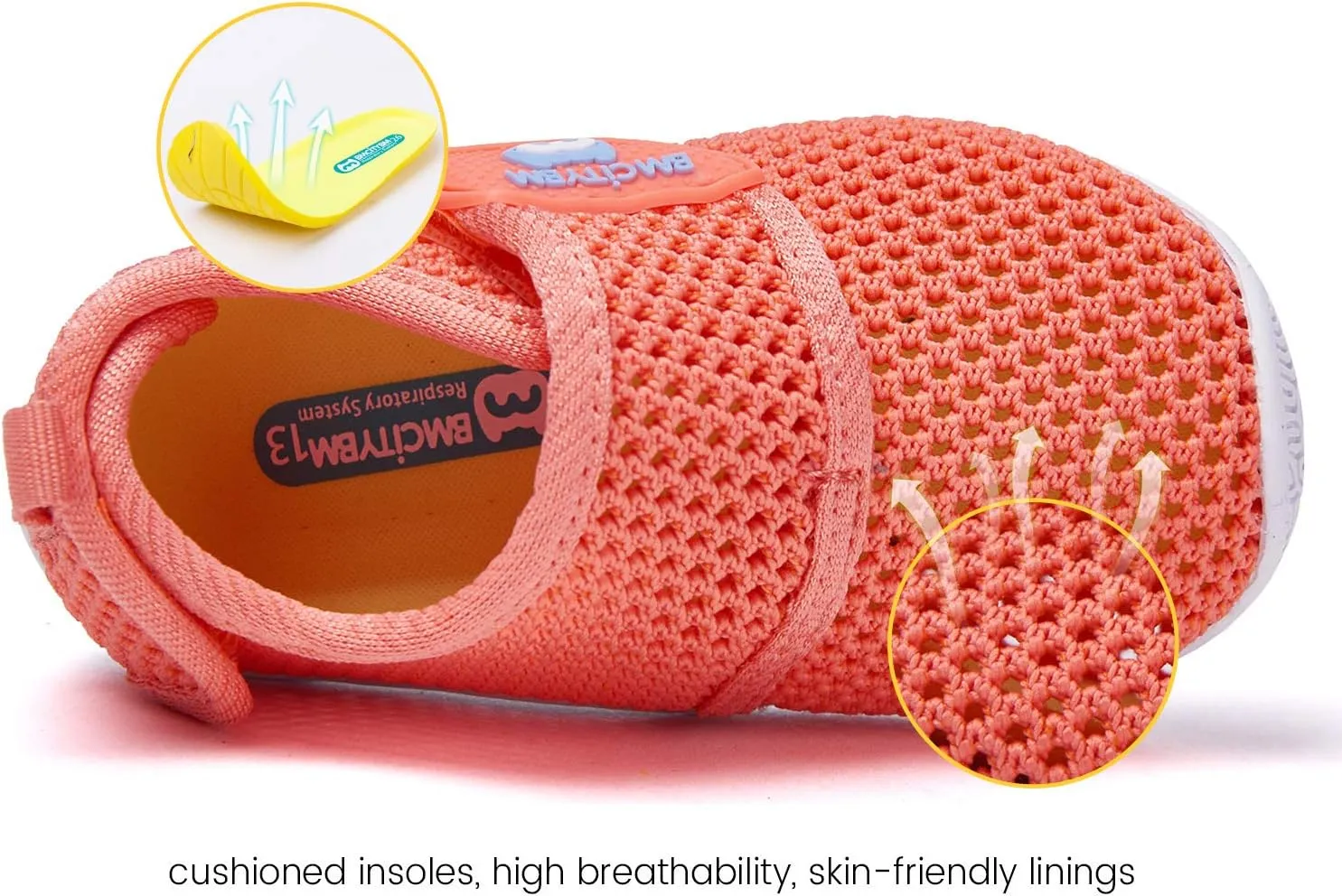 BMCiTYBM Toddler Baby Shoes Girl Boy Breathable Mesh Sneakers Non Slip