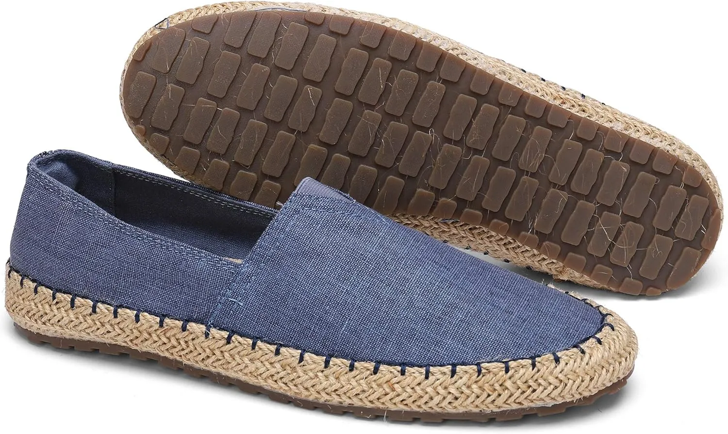 CASMAG Men's Fashion Casual Cloth Shoes Canvas Slip-on Loafers Espadrille Leisure Walking Sneakers Moccasins Boat Shoes