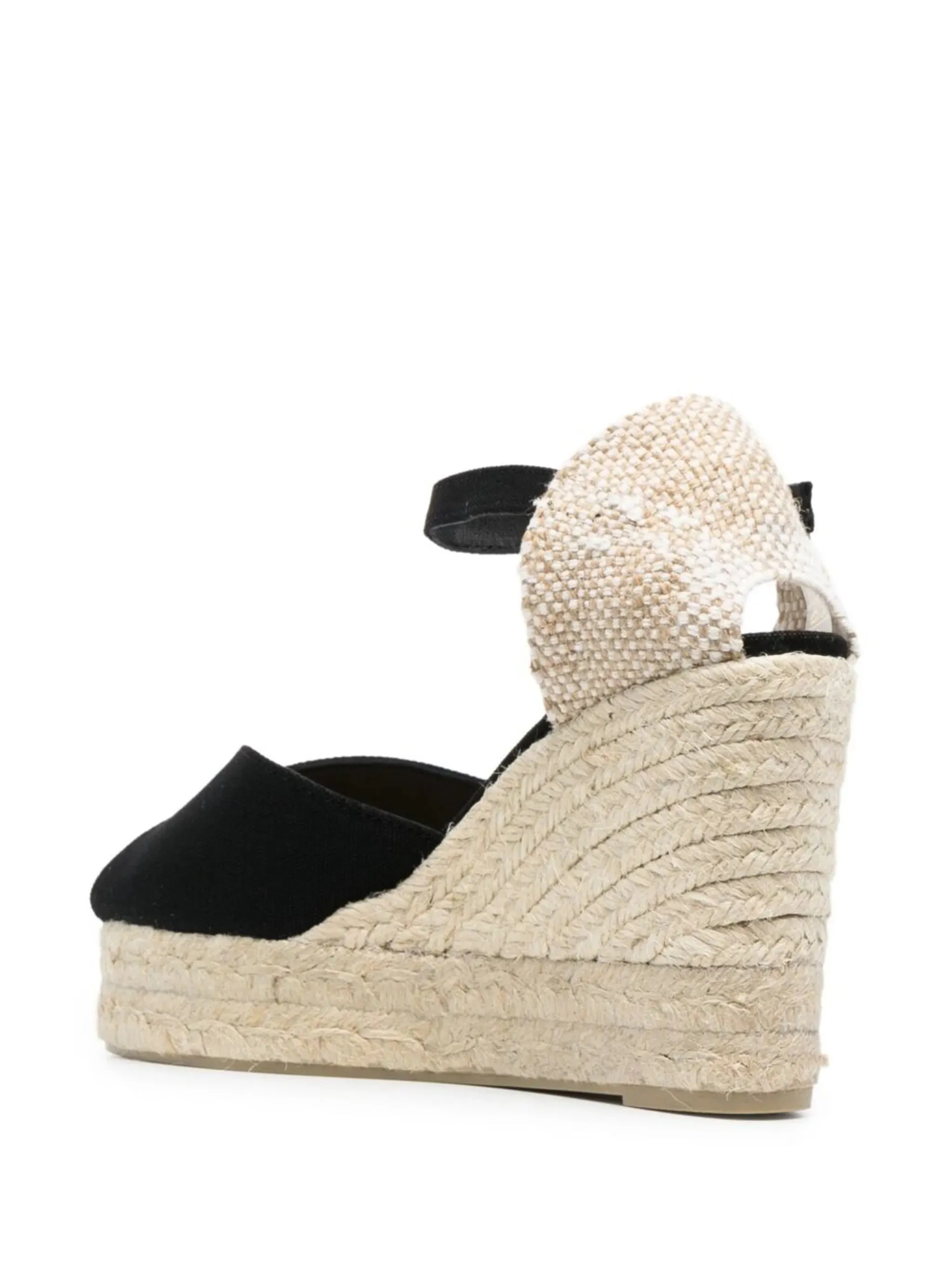 Castaner Chiara Black Wedge Espadrilles