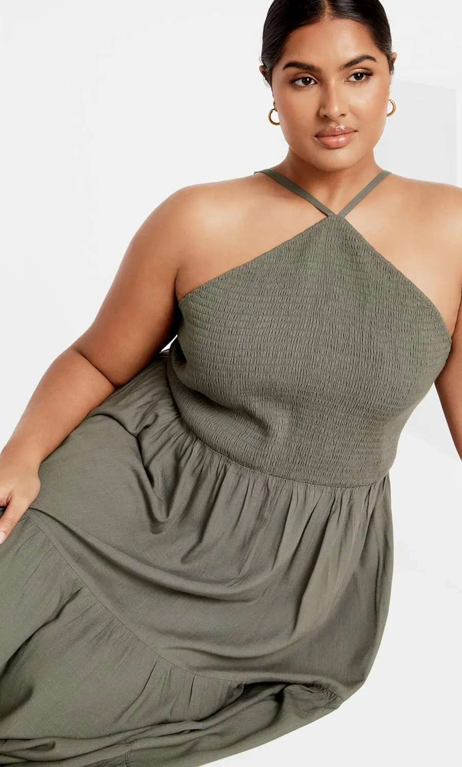 City Chic Women's Plus Size Tahitian Maxi Dress
