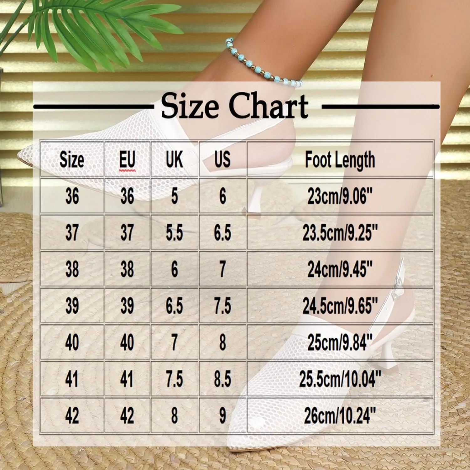 Closed Toe Ankle Strap Heels Women Pumps Pointed Toe Heeled Sandals Hollow Out Breathable Slides Adjustable Buckle