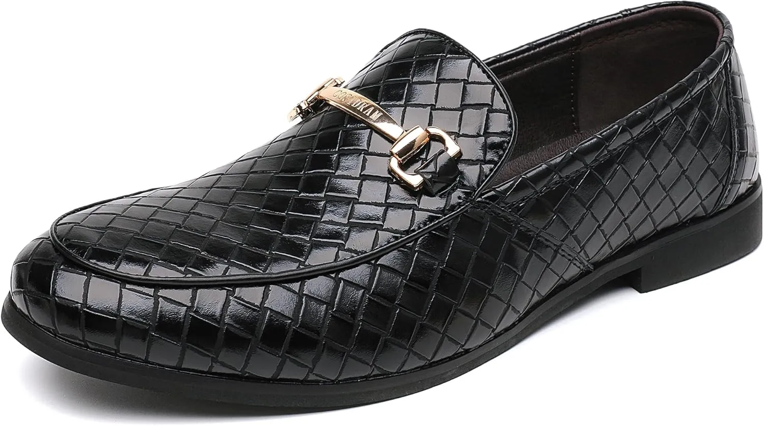 COSIDRAM Men's Dress Shoes Oxfords Slip on Classic Modern Formal Leather Shoes Casual Loafers