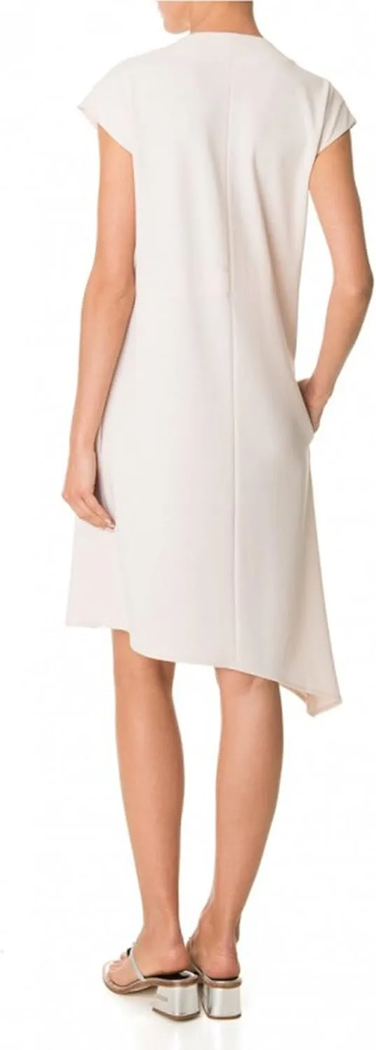 Crepe Trench Dress in Morro Sand