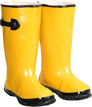 Custom Leathercraft Mens Rain-boots, Yellow, Size 16 US