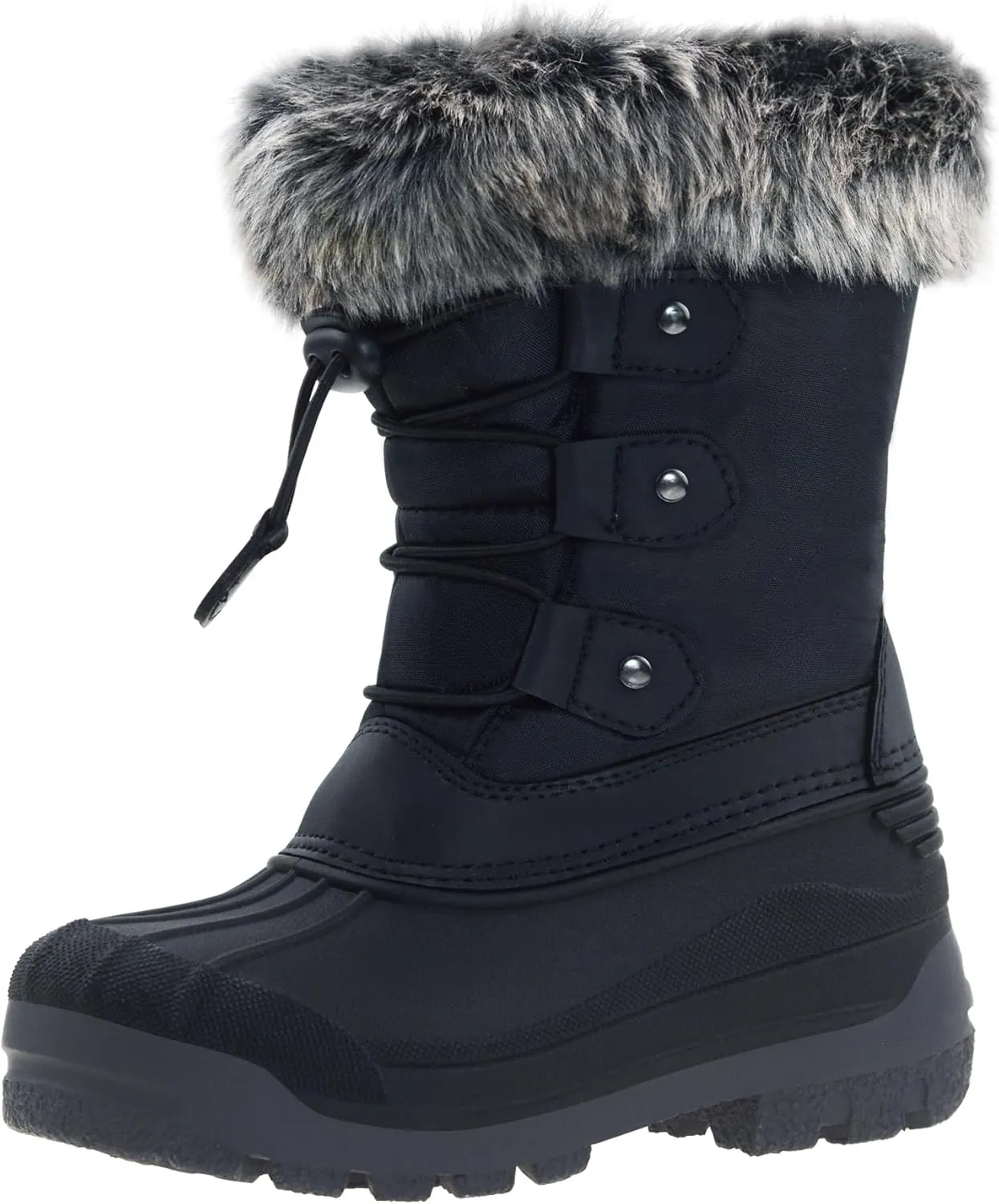 CyKie Girls Winter Snow Boots for Kids Boys Girls Insulated Waterproof Outdoor Shoes