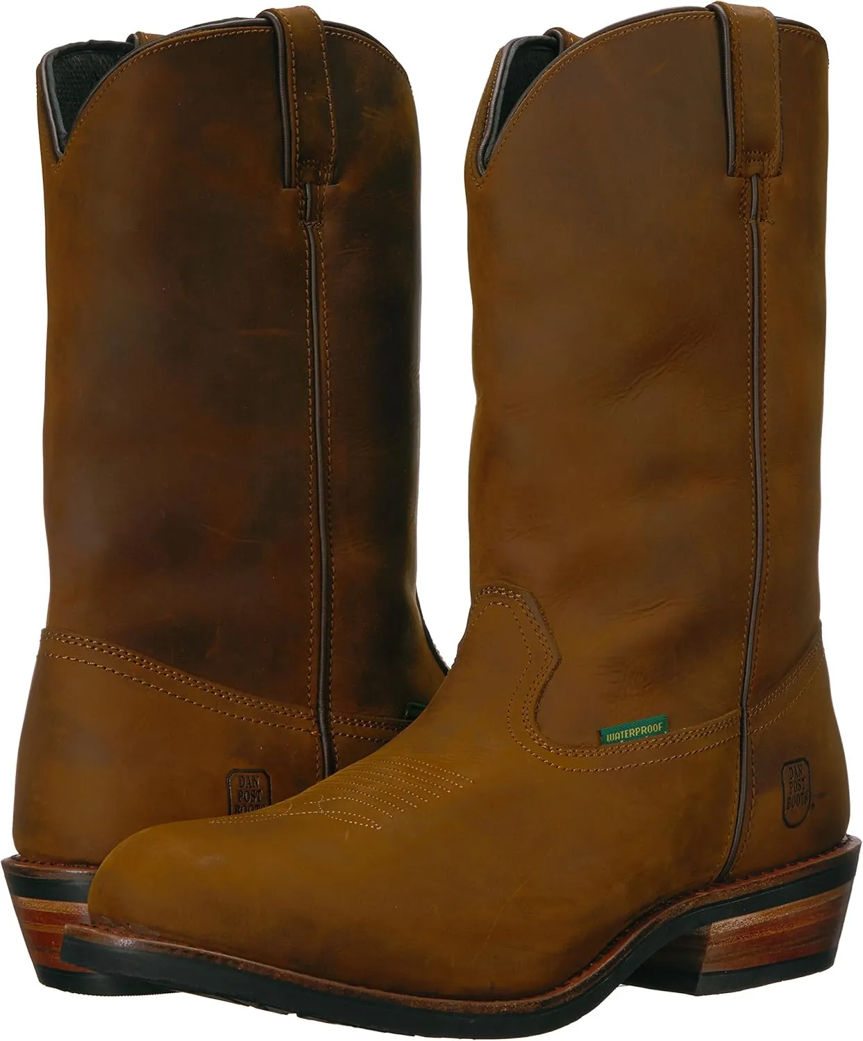 Dan Post Men's Albuquerque 12" Waterproof Composite Toe Work Boots Casual
