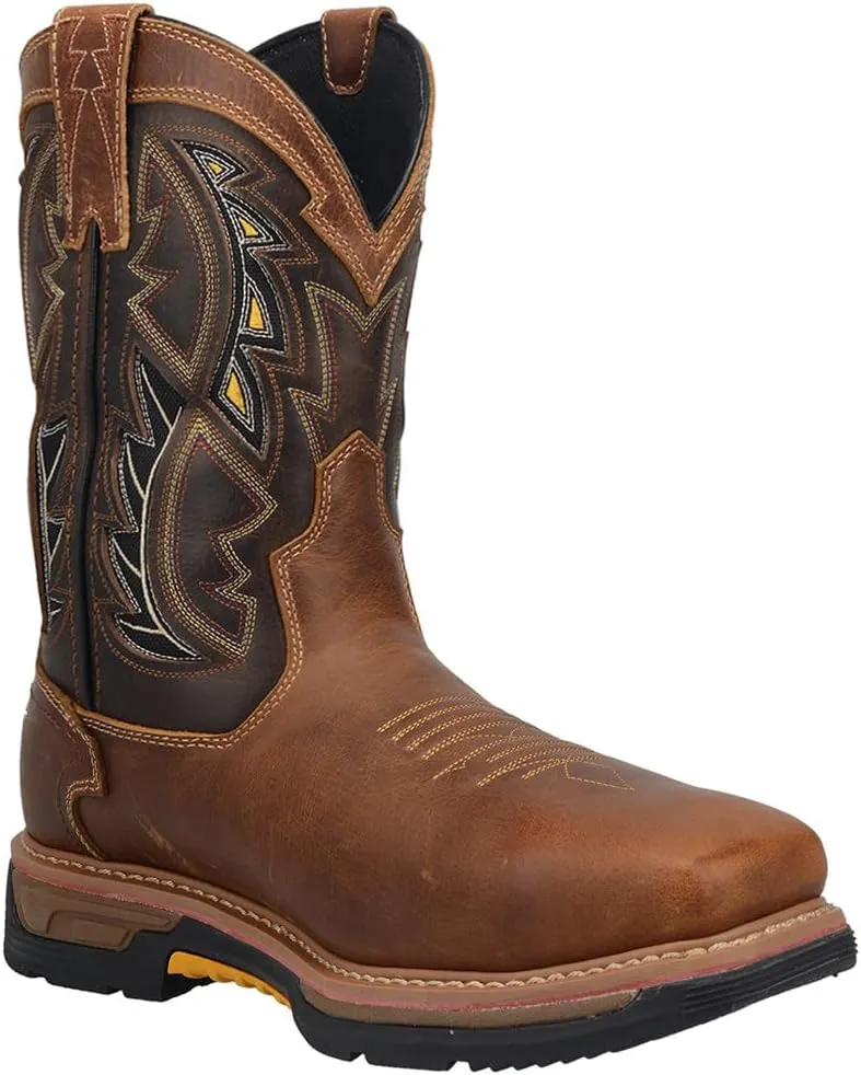 Dan Post Mens Warrior Composite Toe Work Safety Shoes Casual - Brown