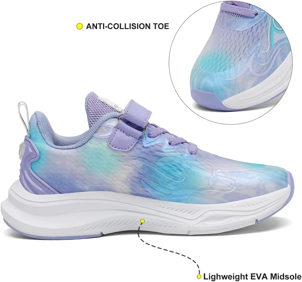 Dannto Boys Girls Sneakers Kids Shoes Lightweight Breathable Athletic Running Tennis Fitness Shoes Little Kid/Big Kid