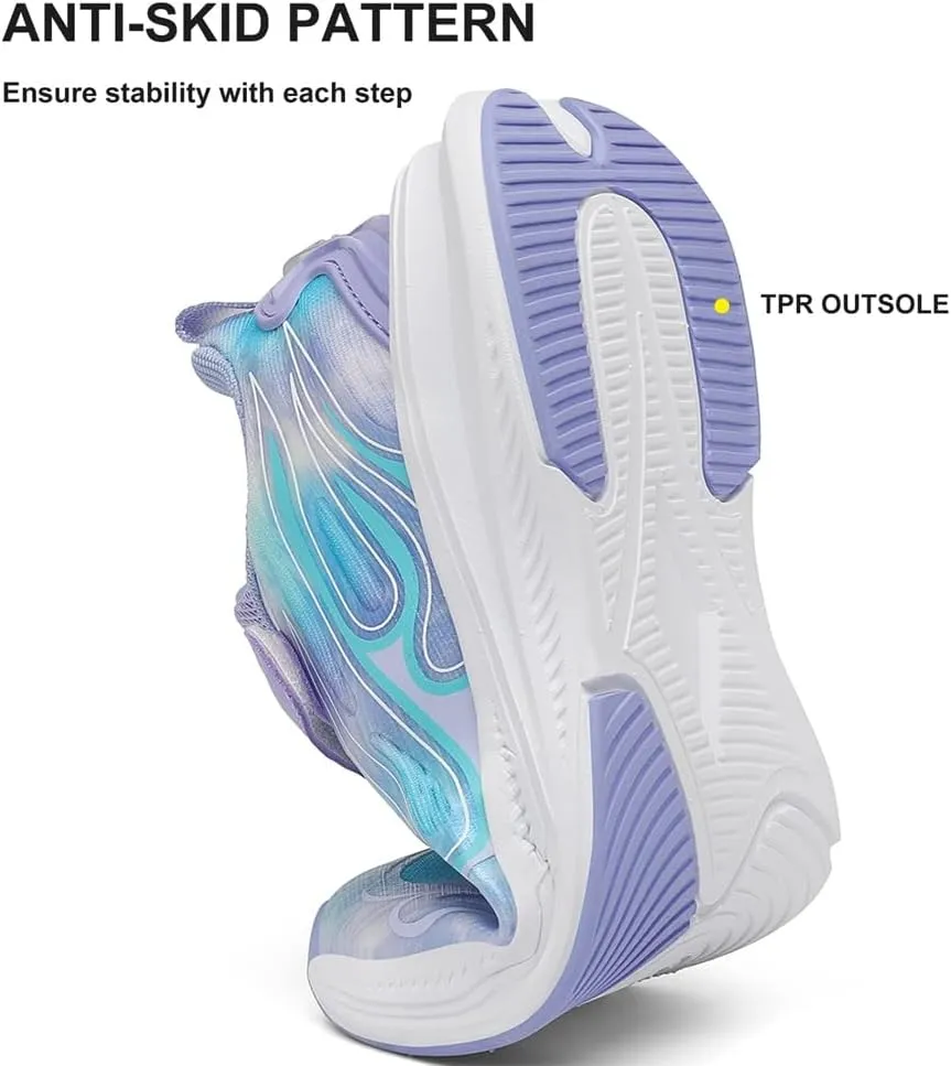 Dannto Boys Girls Sneakers Kids Shoes Lightweight Breathable Athletic Running Tennis Fitness Shoes Little Kid/Big Kid