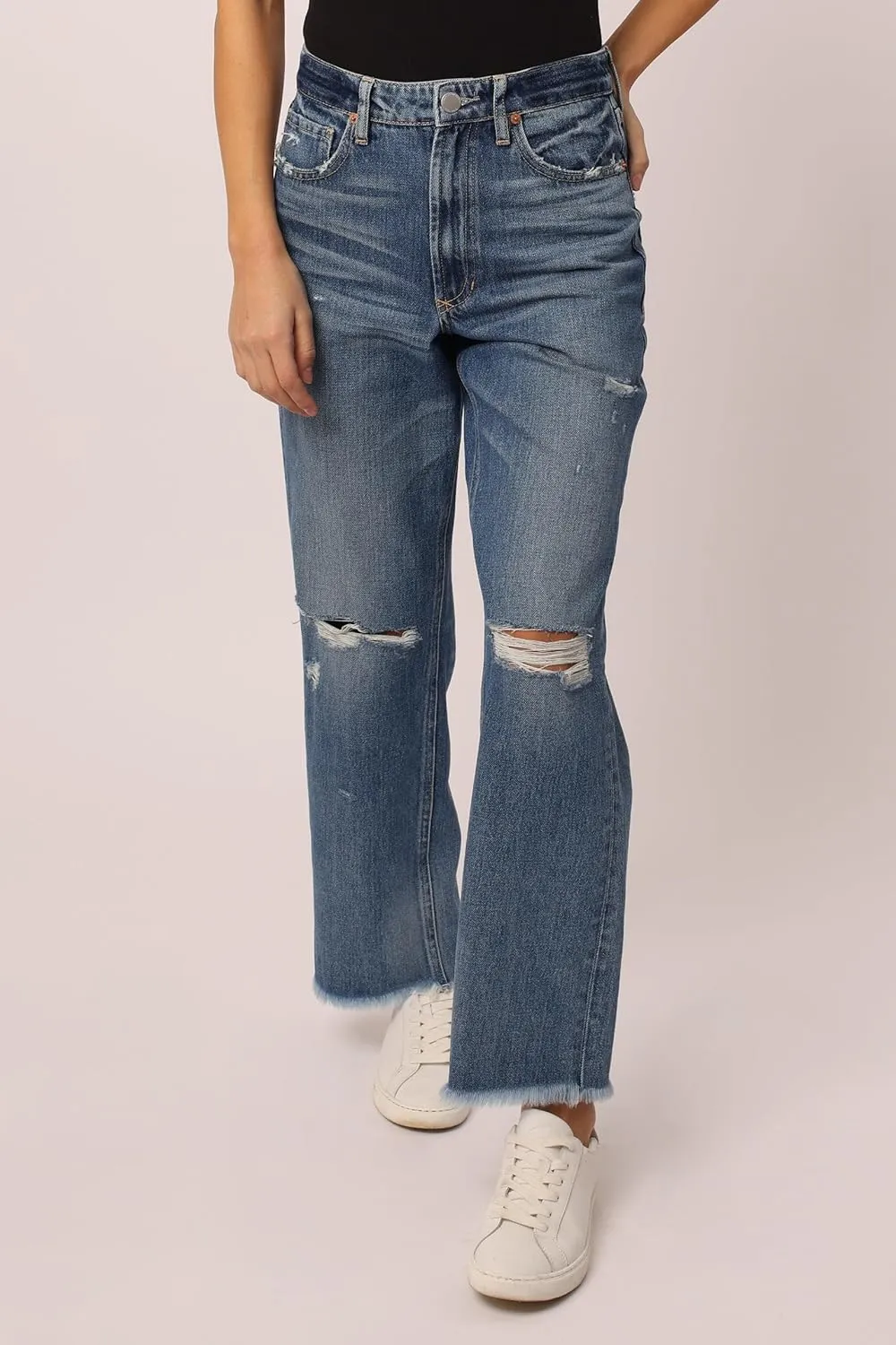 DEAR JOHN 90's Women's Jeans Straight Leg High Rise Ankle Inseam