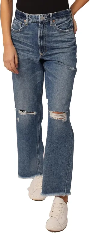 DEAR JOHN 90's Women's Jeans Straight Leg High Rise Ankle Inseam