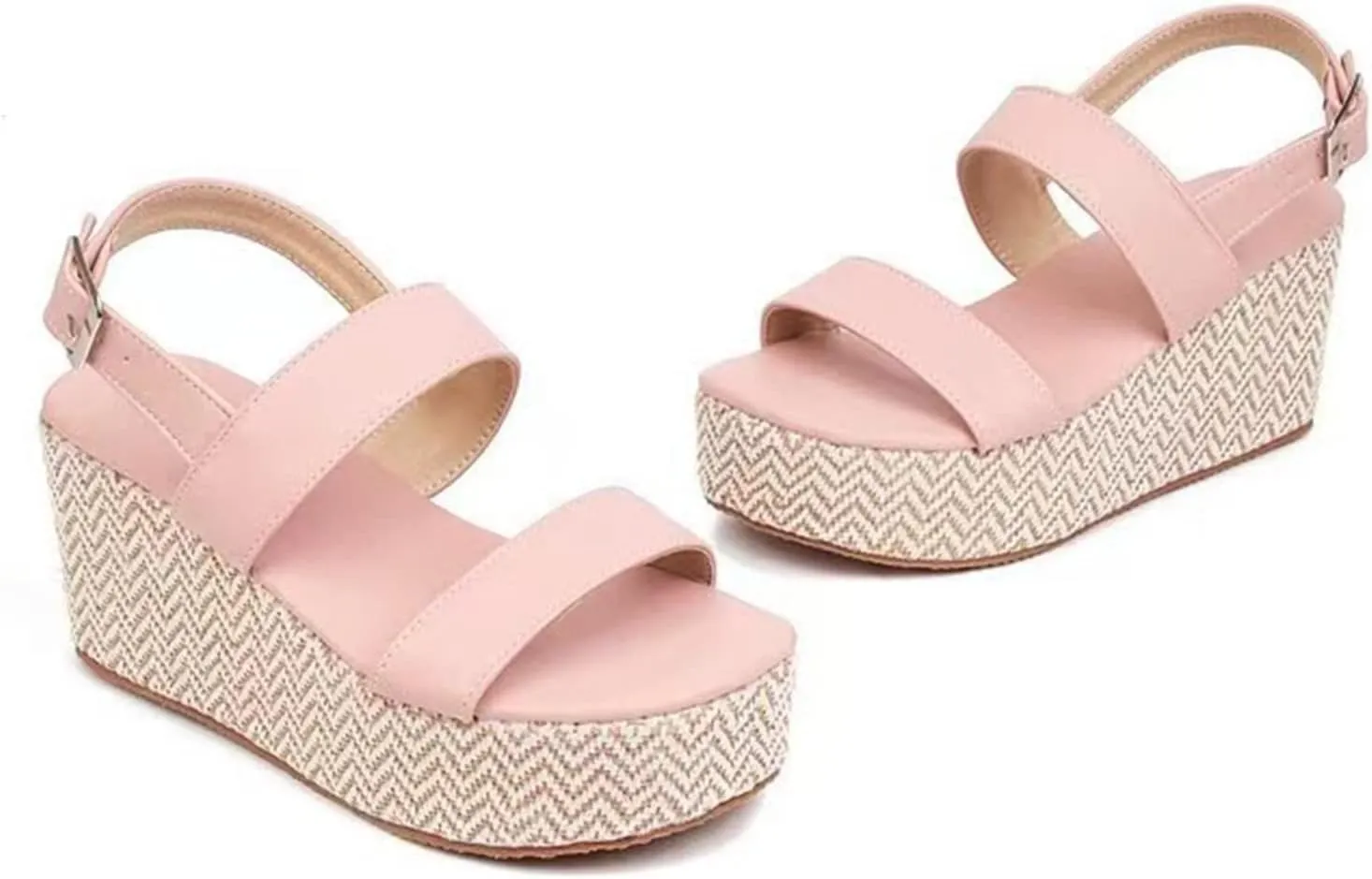 Dheva-C Sandal Slides Women Women Sandals Wedge Low Heel Roman Wedge Ladies Fashion Elastic Strap Carved Breathable Shoes Thick Soled Wedges Casual Sandals Sandals for Women Wedge Heels