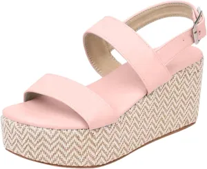 Dheva-C Sandal Slides Women Women Sandals Wedge Low Heel Roman Wedge Ladies Fashion Elastic Strap Carved Breathable Shoes Thick Soled Wedges Casual Sandals Sandals for Women Wedge Heels