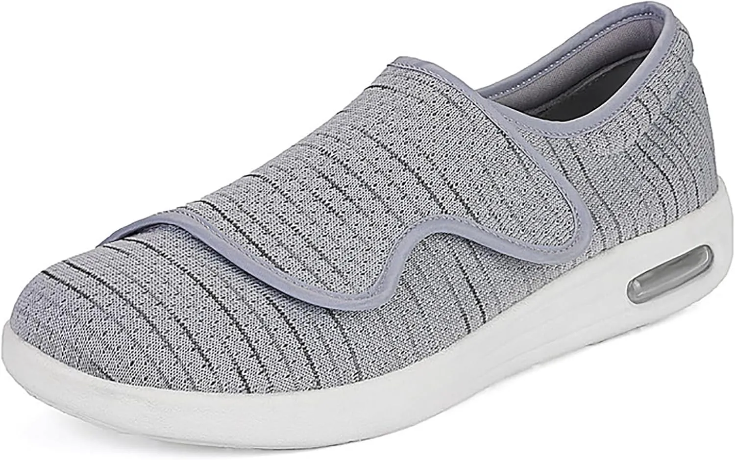 Diabetic Shoes for Men Wide Width Orthopedic Slip-on Shoes Adjustable Closure Walking Sneakers for Foot Pain Relief Swollen Feet