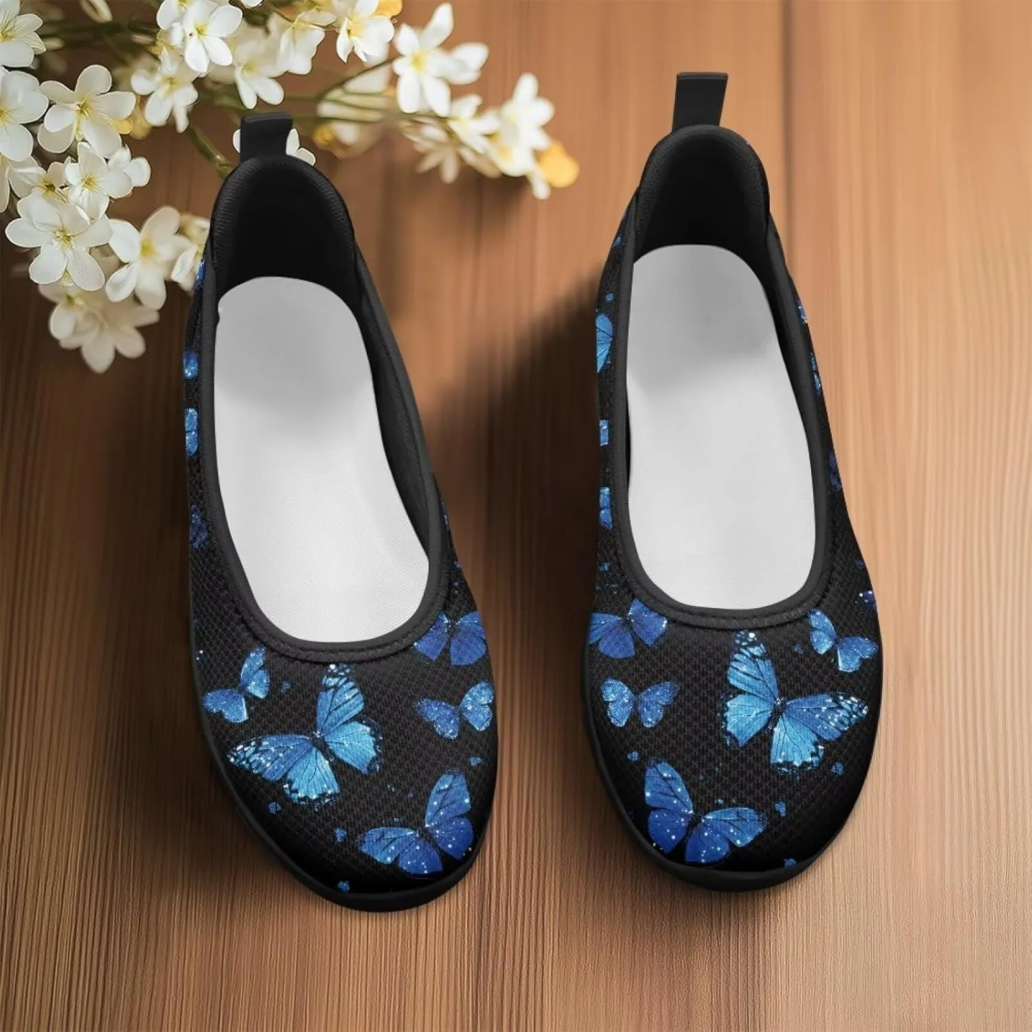 Doojoayie Ladies Slip On Shoes Trendy Loafers for Women Daily Business Wedding Wear
