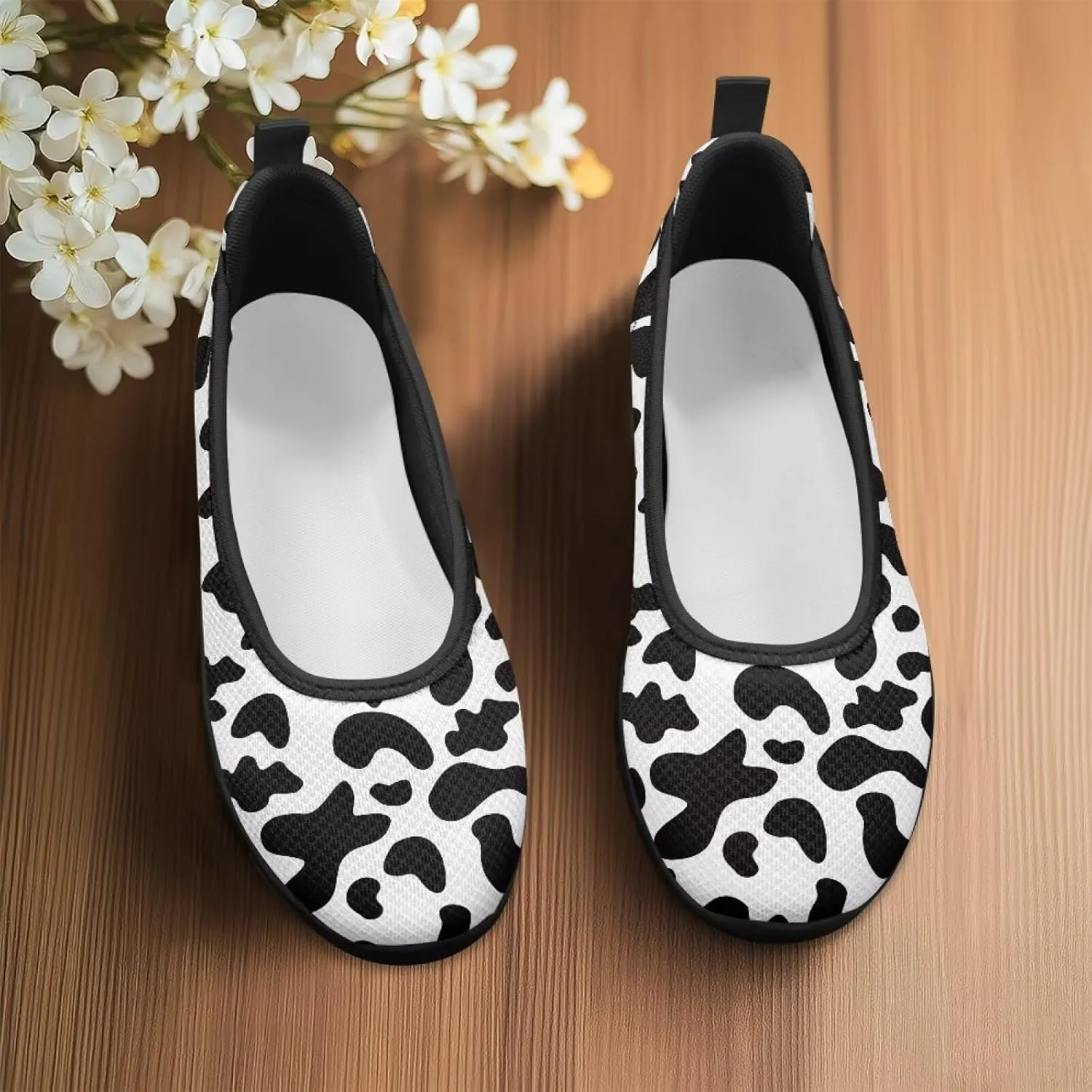 Doojoayie Ladies Walking Shoes Slip On Women Loafers Shoes Casual Nurse Work Shoes