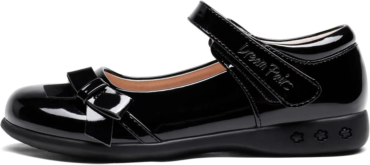 DREAM PAIRS Girls School Uniform Shoes Mary Jane Dress Flats(Little Kid/Big Kid)