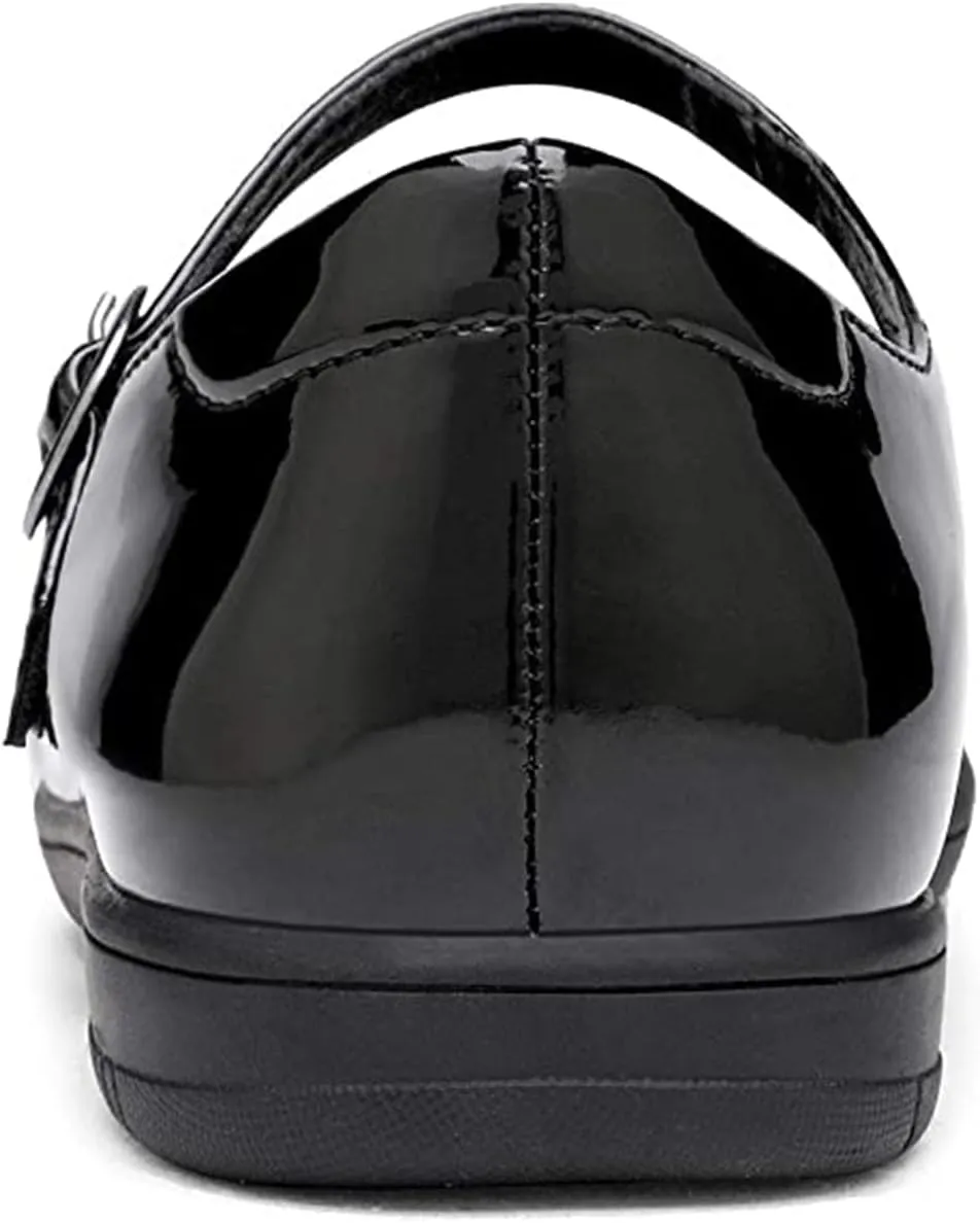 DREAM PAIRS Girls School Uniform Shoes Mary Jane Dress Flats(Little Kid/Big Kid)