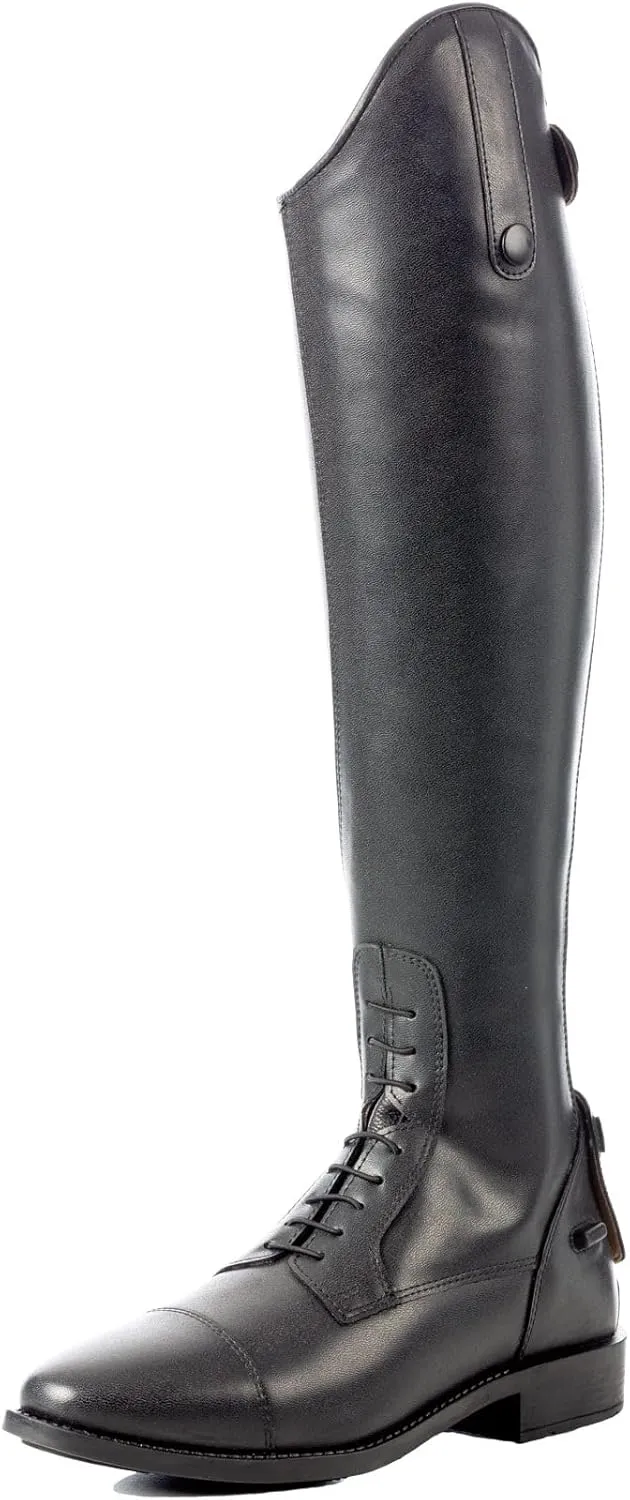 Equinavia Karina Womens Synthetic Leather Equestrian English Horse Riding Tall Field Boots | Includes Reusable Boot Shapers