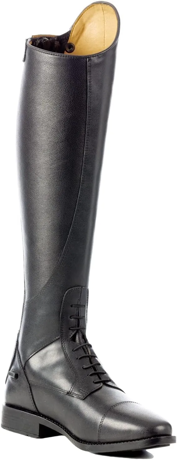 Equinavia Karina Womens Synthetic Leather Equestrian English Horse Riding Tall Field Boots | Includes Reusable Boot Shapers