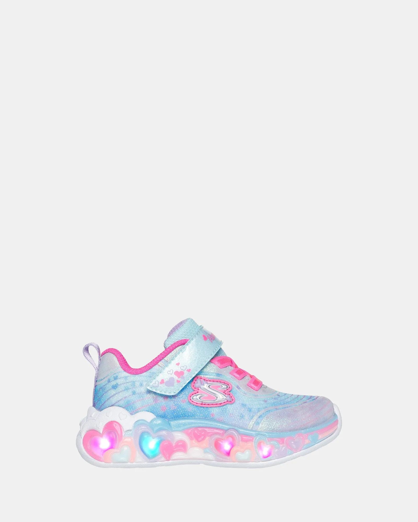 Eternal Heart Lights Inf Light Blue Multi