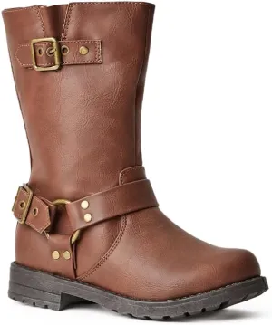 FabKids Girls Knee High Boots Fall Boots Winter Snow Tall Boot Dress Shoes For Toddler Little Kid Big Kid