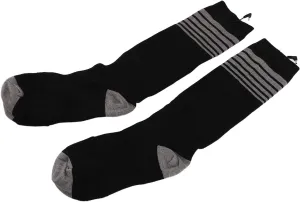 Fdit Electric Heated Socks for Men & Women - Battery Powered Winter Thermal Socks with 3 Heat Settings, Cold Weather Warmth for Hiking Skiing Camping (Black)