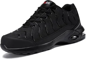 FENLERN Steel Toe Shoes for Women Lightweight Safety Shoes Comfortable Ladies Steel Toe Sneakers Non Slip Work Shoes Breathable Arch Support 5~11 Medium/5.5~10.5 Wide Width