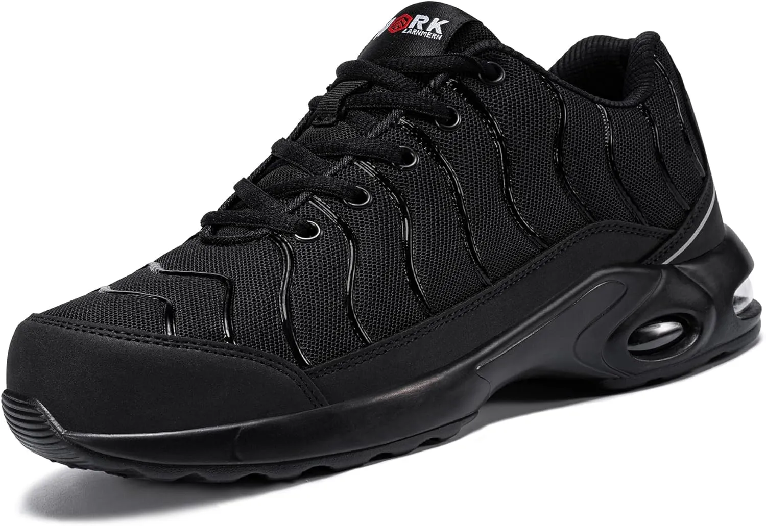 FENLERN Steel Toe Shoes for Women Lightweight Safety Shoes Comfortable Ladies Steel Toe Sneakers Non Slip Work Shoes Breathable Arch Support 5~11 Medium/5.5~10.5 Wide Width